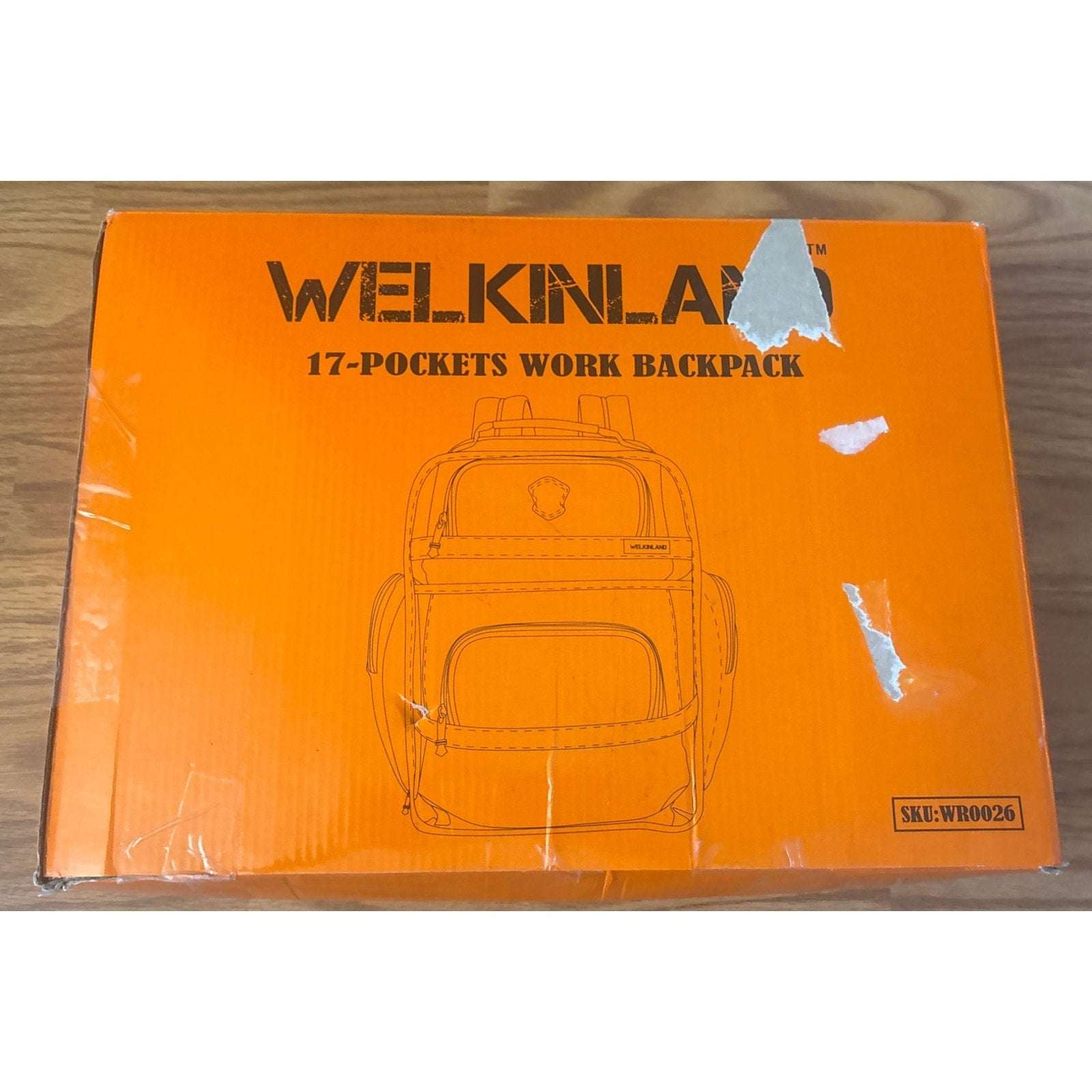 WELKINLAND 24H Work Backpack 28L, 17-Pockets, Durable & Professional, 16" Laptop