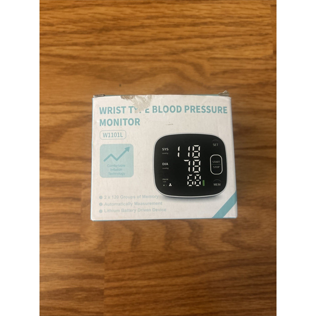 Oklar Automatic Blood Pressure Wrist Monitor for Home Use Rechargeable w/ Voice