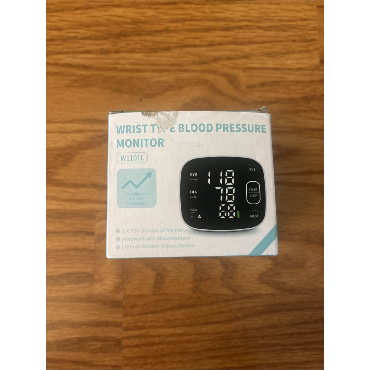 Oklar Automatic Blood Pressure Wrist Monitor for Home Use Rechargeable w/ Voice