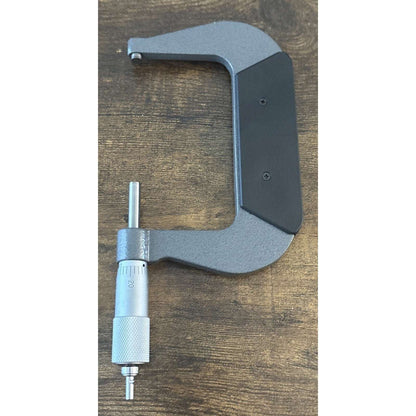 3-4" Outside Diameter Micrometer Accuracy 0.0001" Carbide w Ratchet Stop Thimble