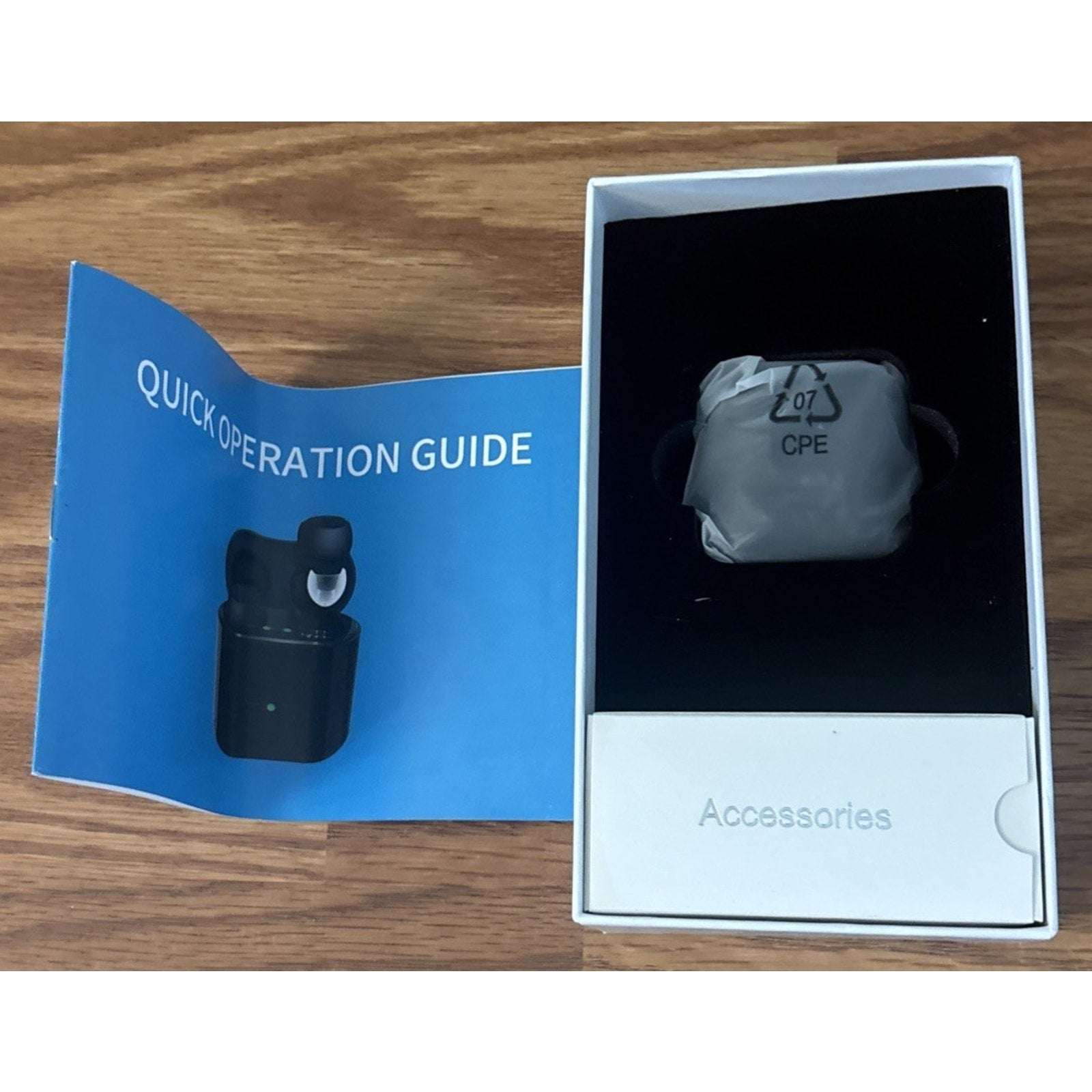 NewSound Mini Rechargeable ITE Hearing Aid, Black, Charging Case for L/R