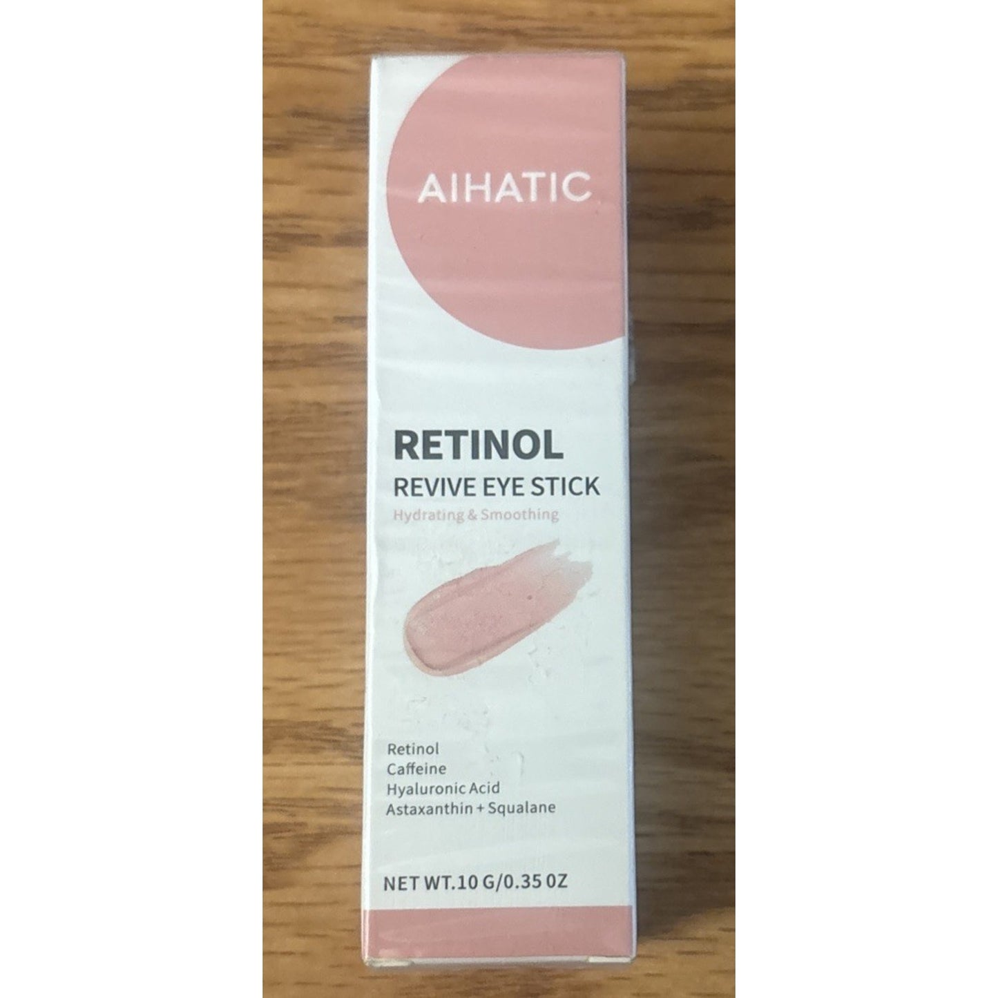 AIHATIC Retinol Revive Caffeine Hydrating Smoothing Eye Stick 10g w/ Hyaluronic