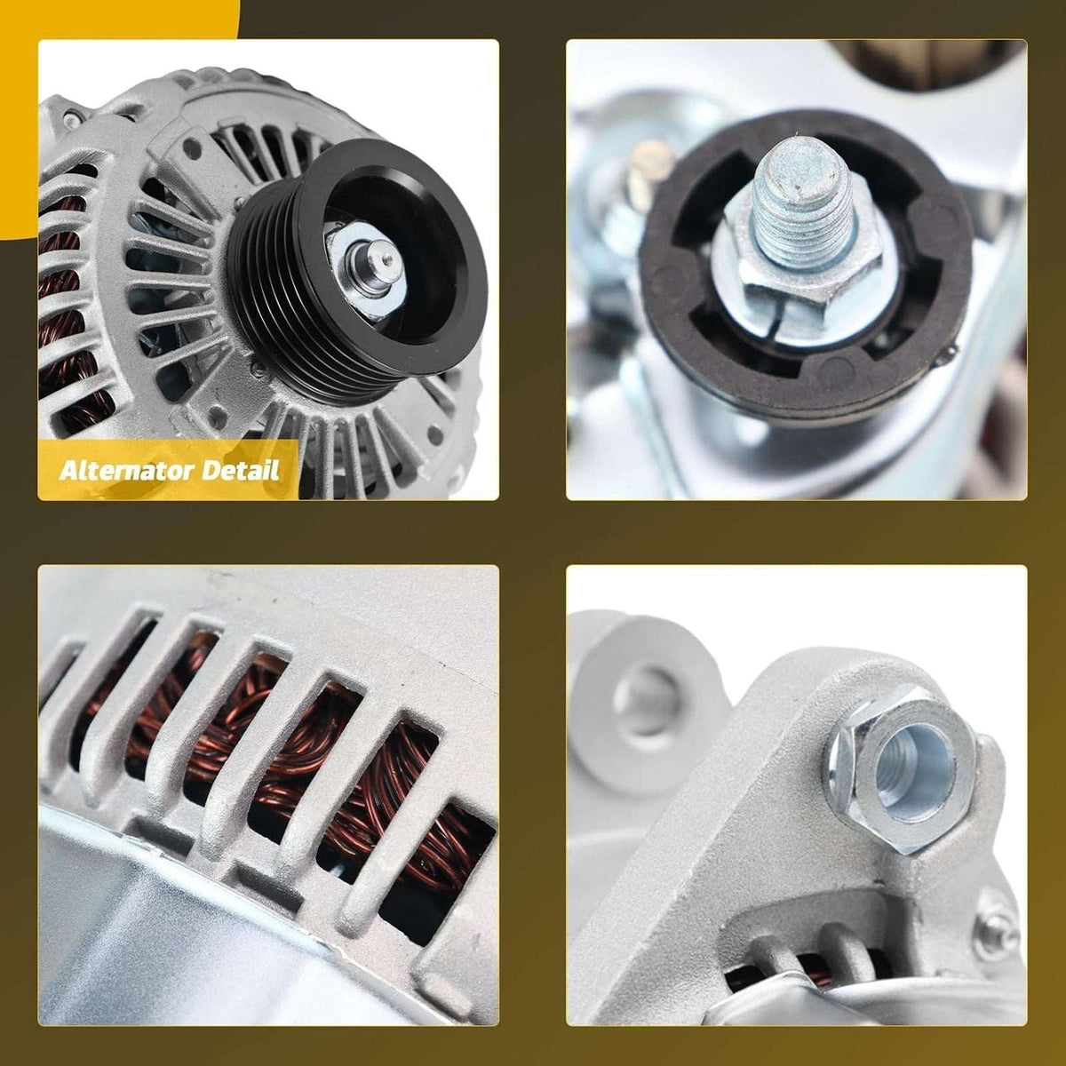Alternator For Hyundai Azera Sonata Kia Sedona Sorento Borrego 3.8L 37300-3C120