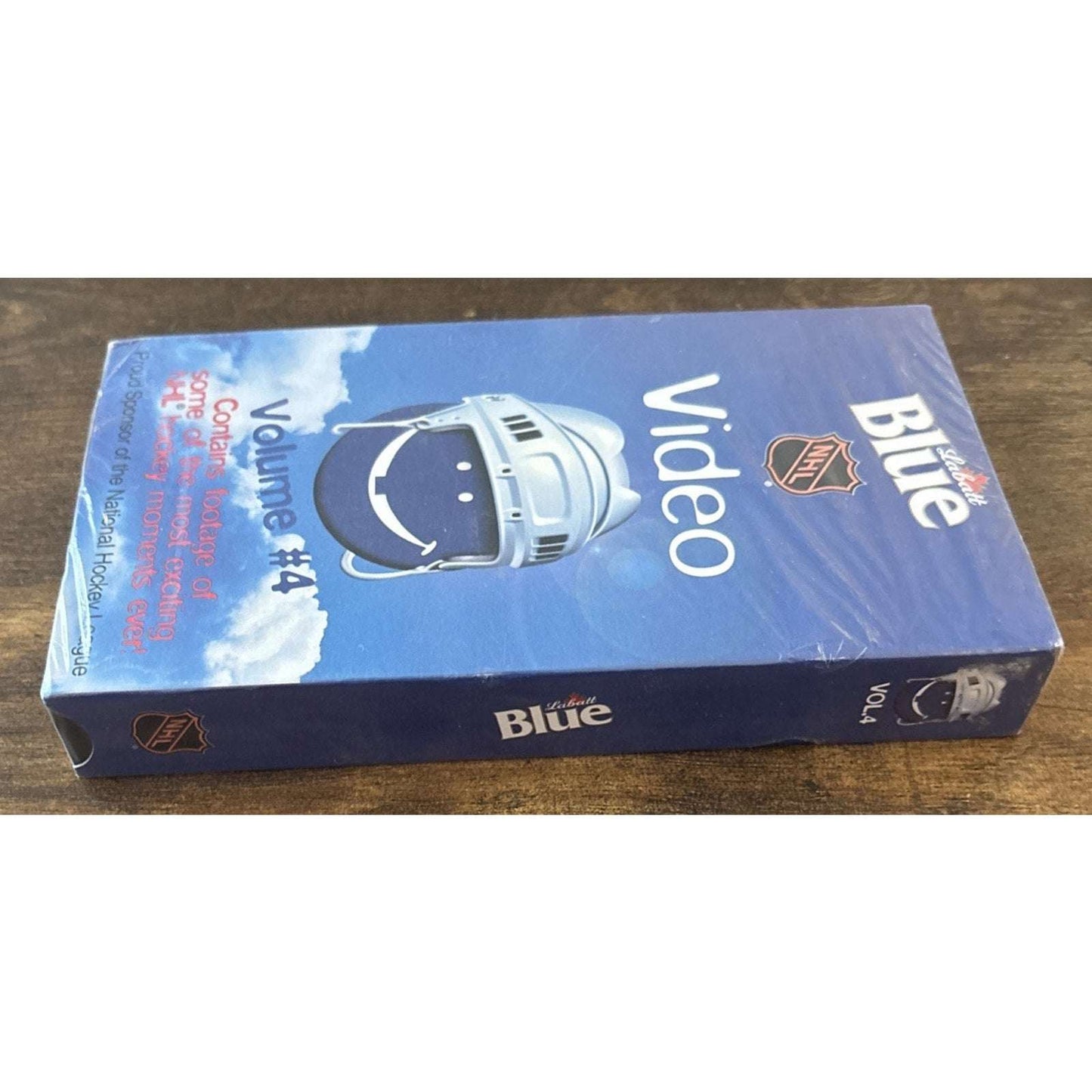 Labatt Blue NHL Video Volume #4 VHS New - Sealed - Bloopers, Spills & Thrills