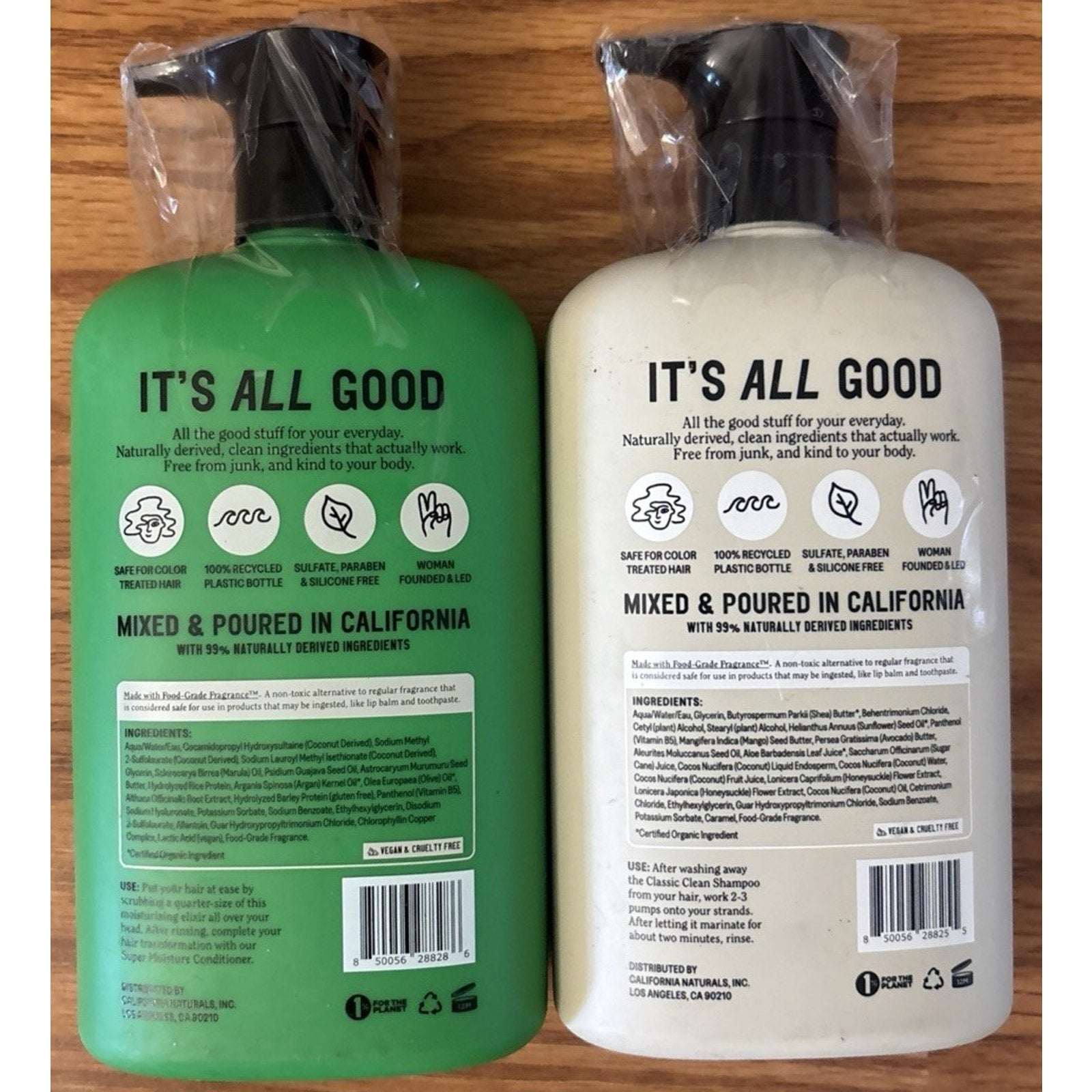 2PC California Naturals Summer Fig Shampoo & Toasted Coconut Conditioner 16.5oz