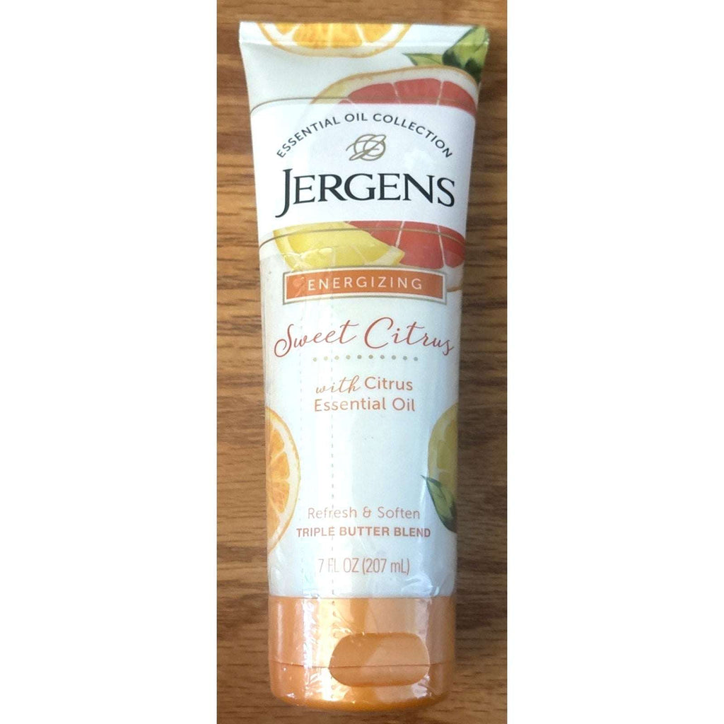 Jergens Energizing Sweet Citrus Body Butter Body Lotion, Moisturizer, 7 fl oz