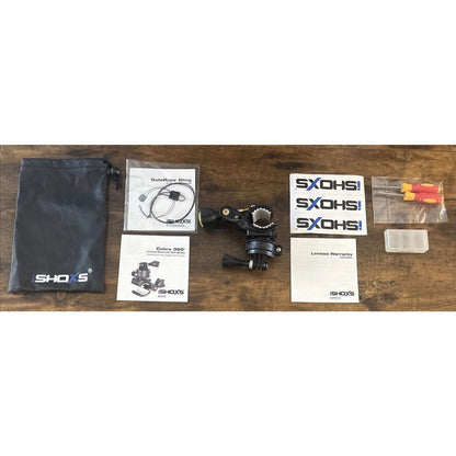iSHOXS Cobra 360° Universal Action Cam Handlebar Roll Bar Mount Gopro DJI Osmo +
