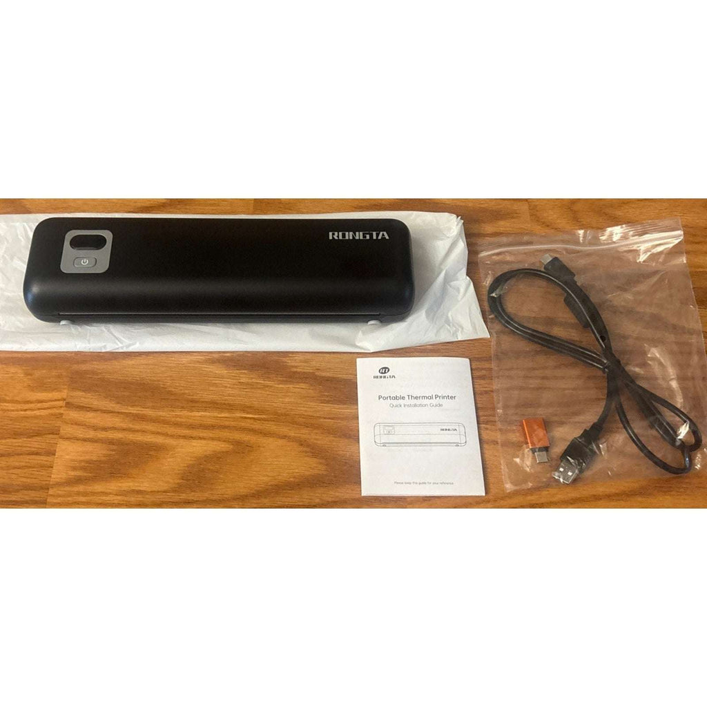 Rongta Portable Thermal Bluetooth Ink-less A4 Printer Business Travel Office NEW
