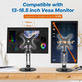 Echo Show 15 (Gen 1, Gen 2) Tilt, Swivel & 360° Rotating Stand 13-18.5" Vesa