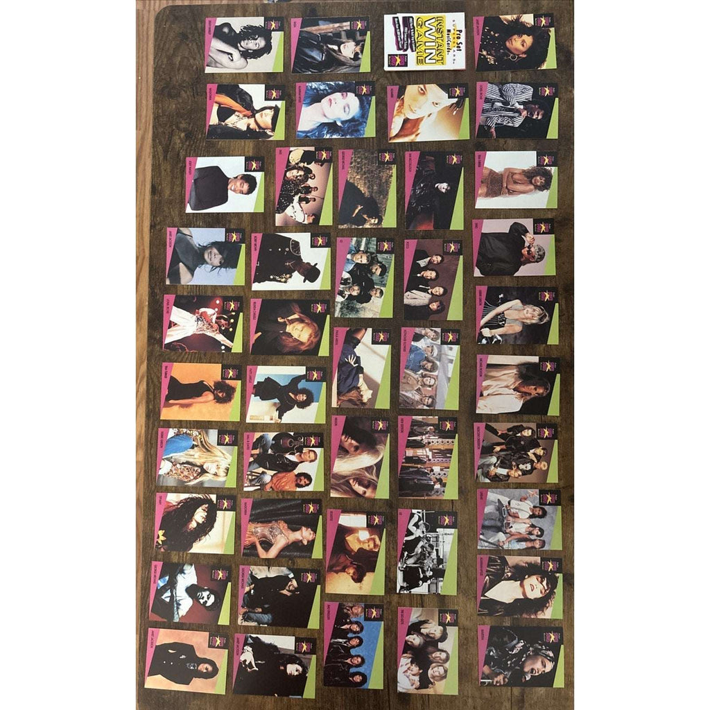 1991 Pro Set Super Stars Music Cards Lot of 43 Ziggy Marley Madonna U2 INXS ++