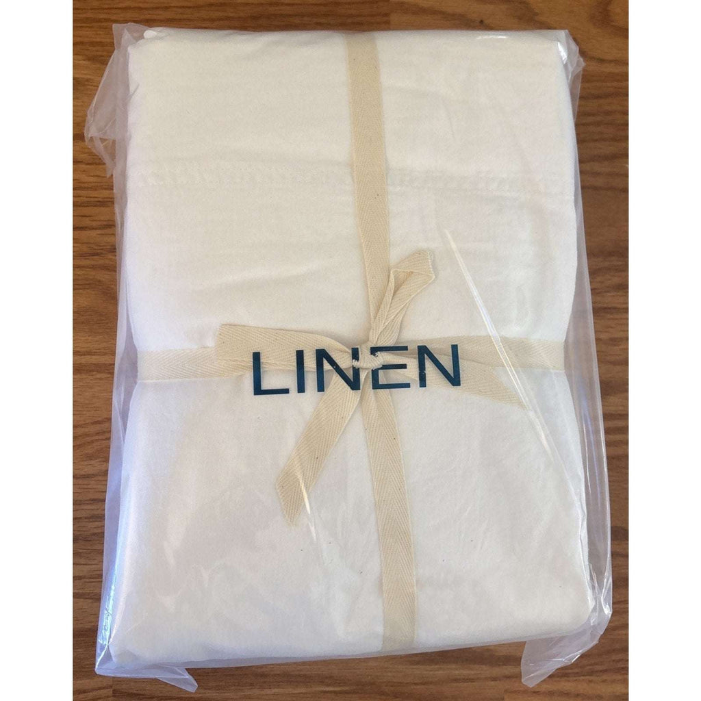 100% French Pure Linen Sheet Set Deep Pockets Queen Size Breathable & Cooling