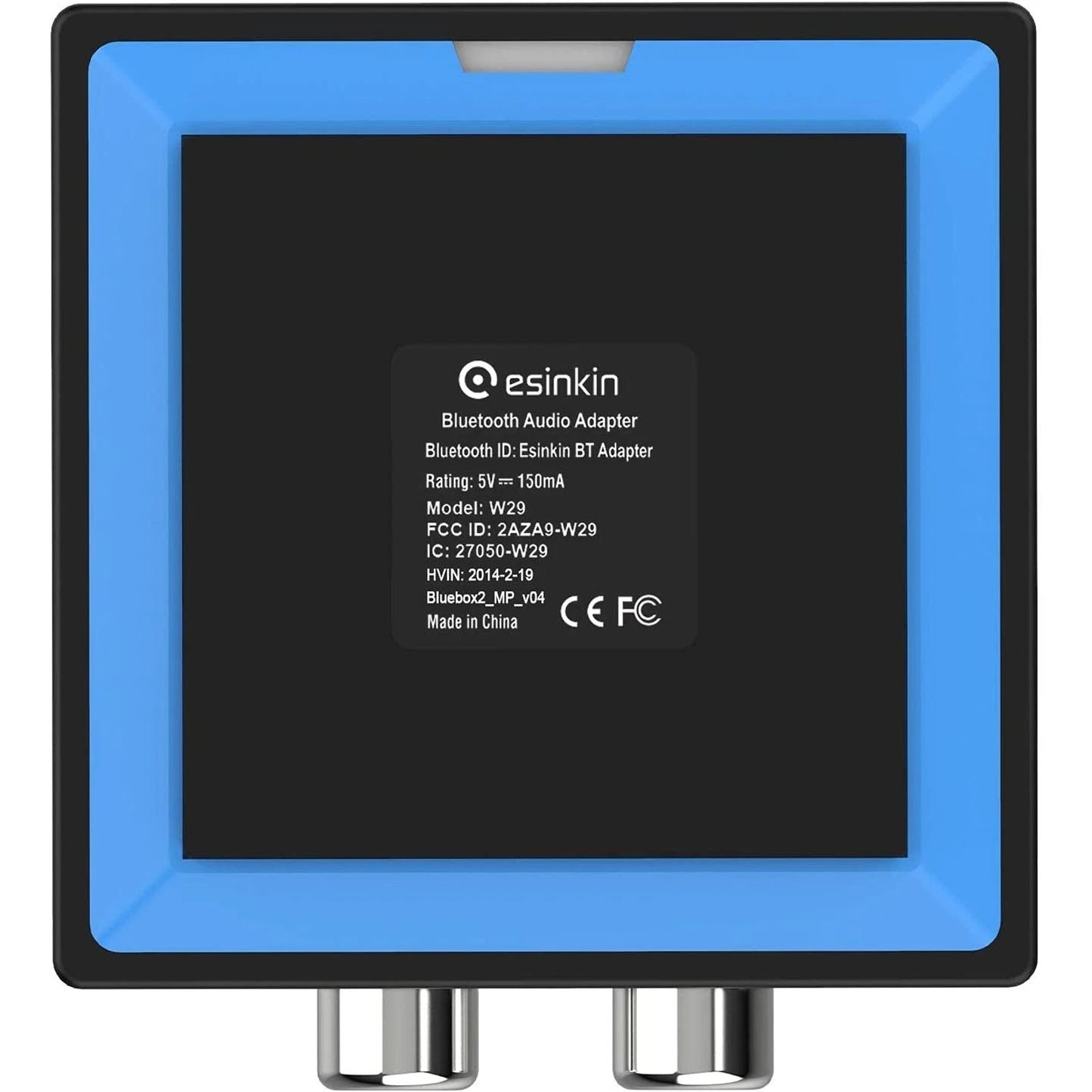 Bluetooth Audio Adapter Wireless Receiver For Home Stereo Music Streaming RCA