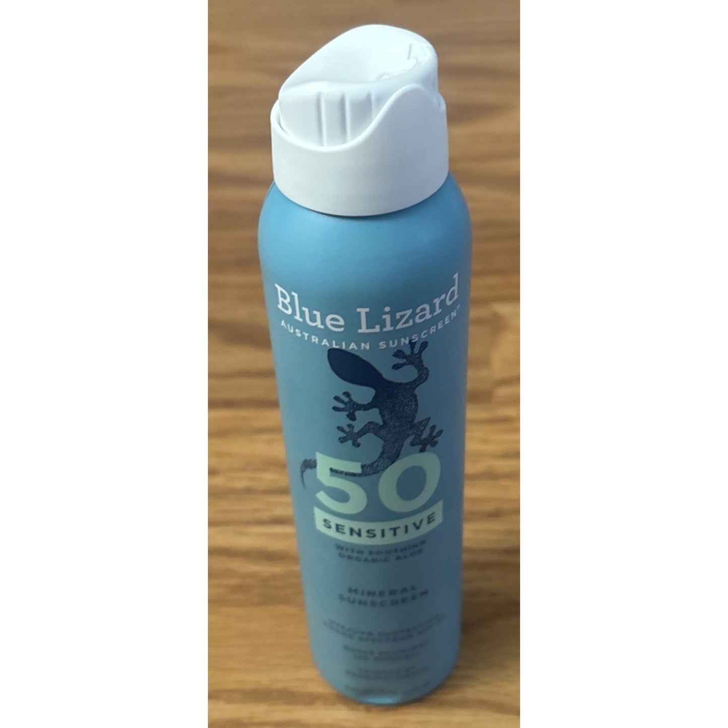 Blue Lizard SPF 50 Sensitive Mineral Sunscreen Spray w/ Aloe 5oz Exp 02/2028