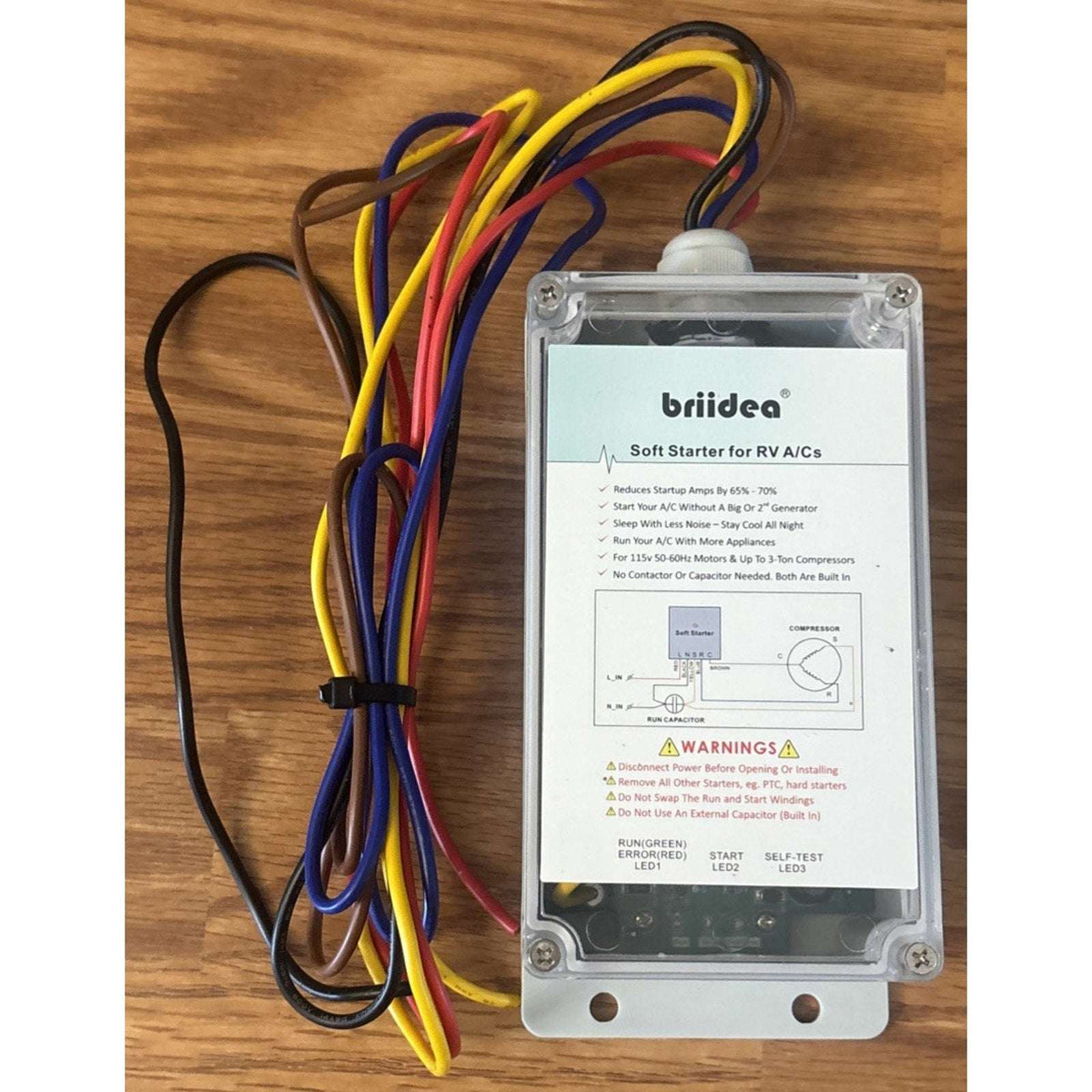 Briidea Soft Start for RVs Air Conditioner For 115v 50-60hz Motors HASS-02