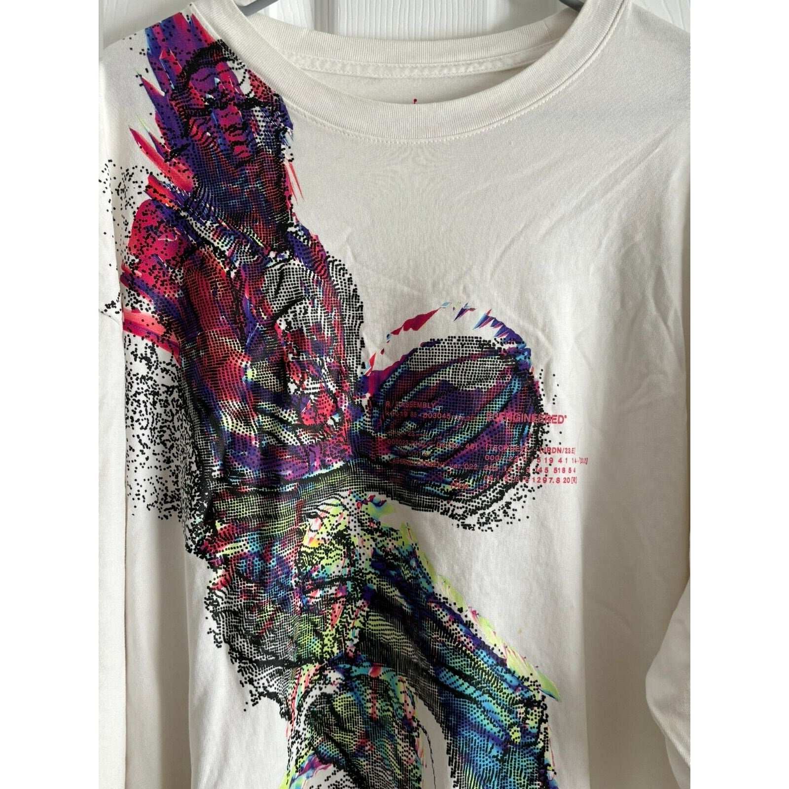 Nike Air Jordan 23 Engineered '85 Long Sleeve Dunk Contest White T-Shirt Sz XL