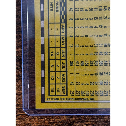 Sammy Sosa White Sox #692 Topps 1990 Rookie Card RC Error Card Misprint Birthday