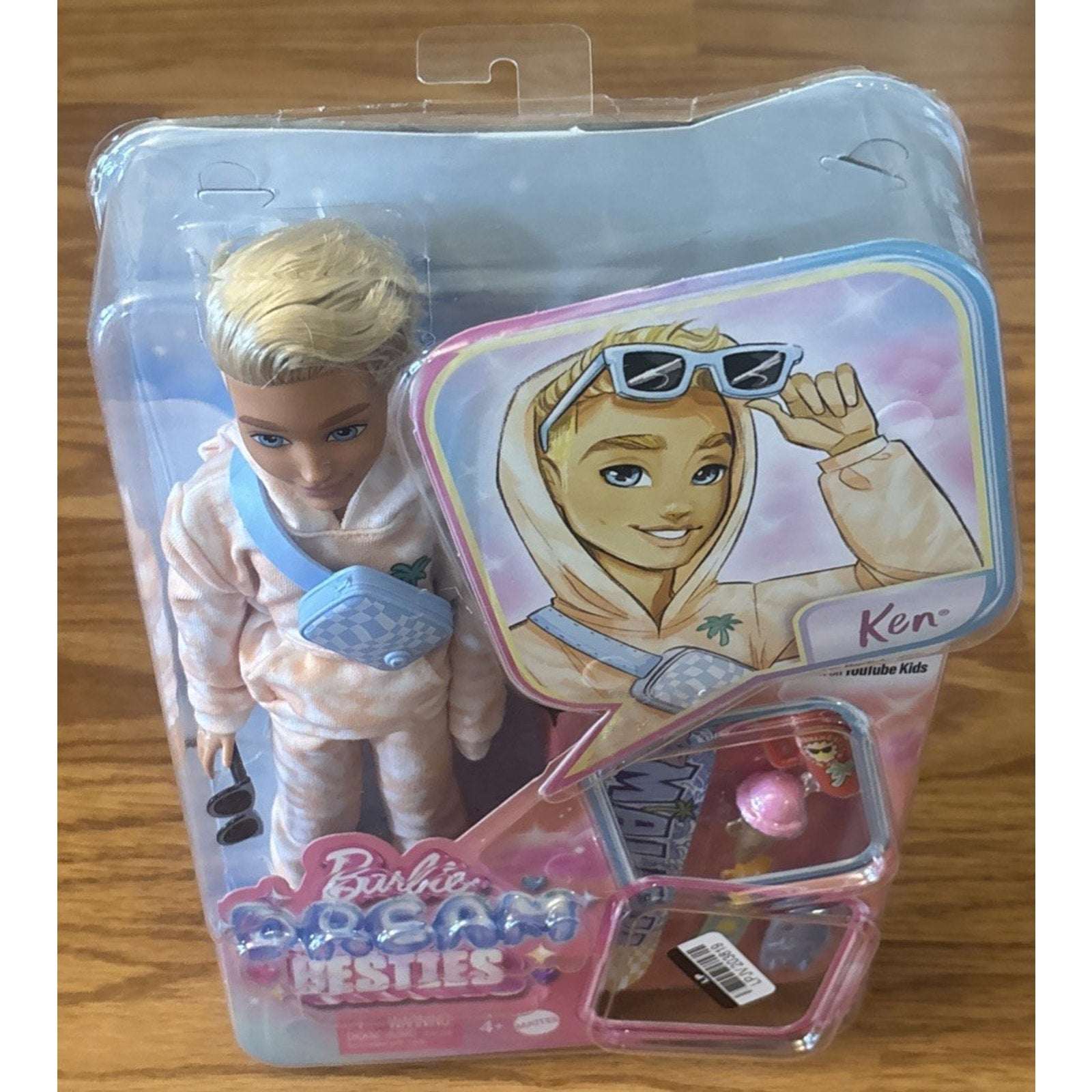 Barbie Dream Besties Barbie “Ken” Fashion Doll YouTube w/ Skateboard