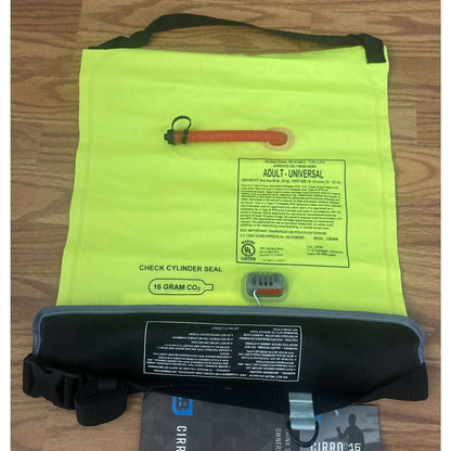 Bluestorm CIRRO 16 Manual Inflatable Belt Pack USCG Approved Type V PFD, Teal