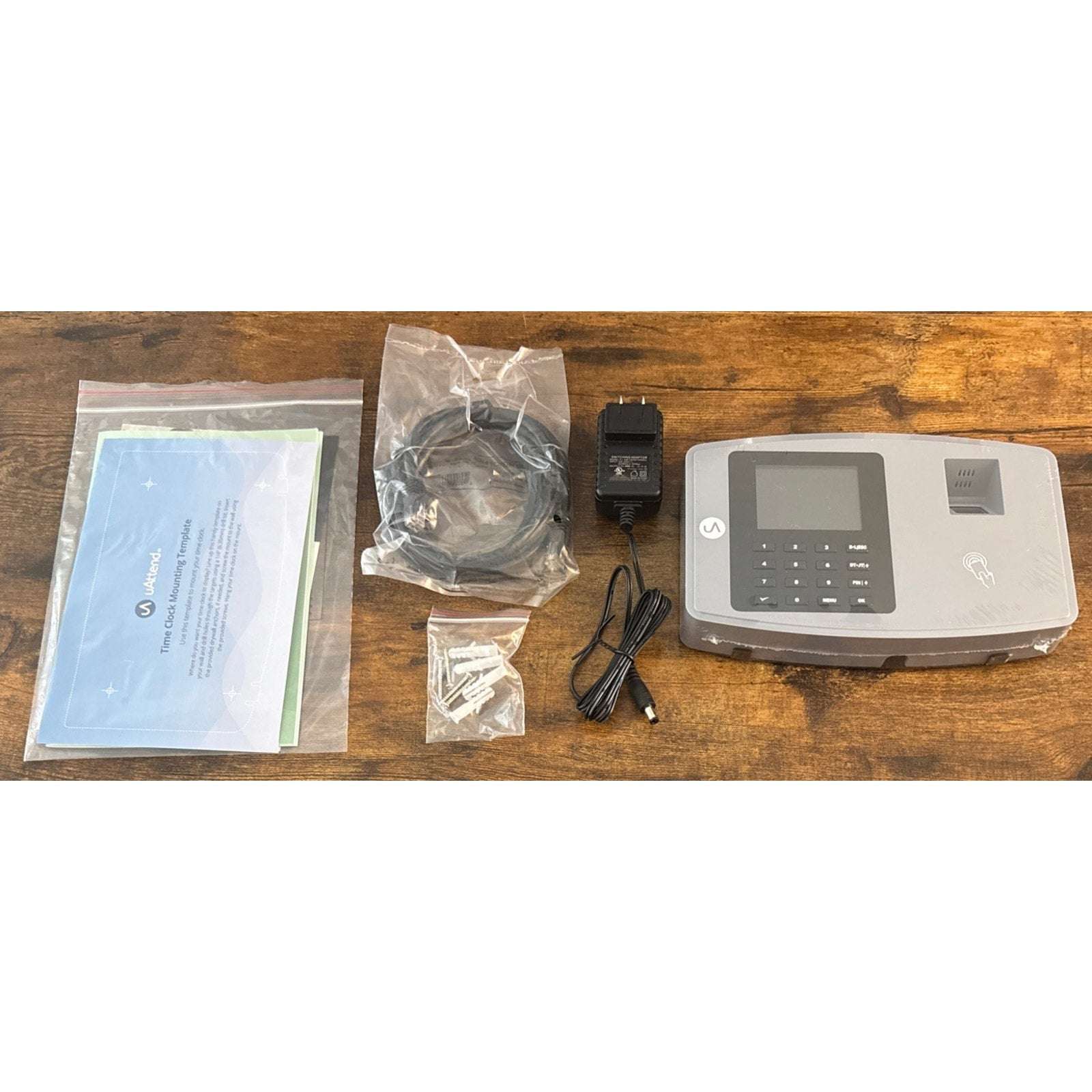 uAttend BN6500N Biometric Fingerprint WiFi Time Clock System for Business SEALED