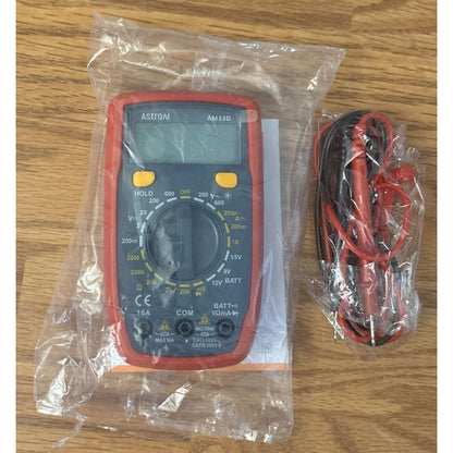 AstroAi Digital Multimeter Tester 2000 Counts DC AC Voltmeter & Ohm Volt Amp Met