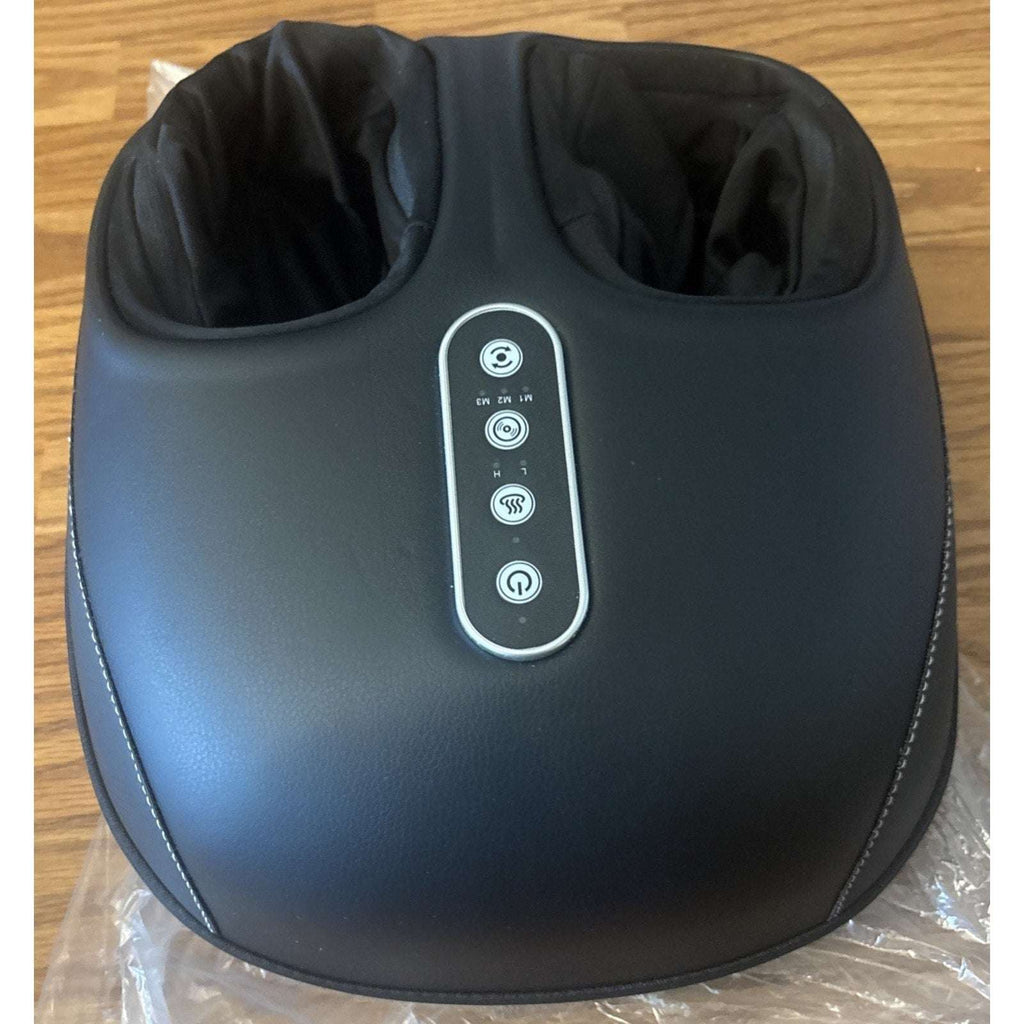 Shiatsu Foot Massager w/ Heat, Deep Kneading & Air Compression - 3 Modes, Memory
