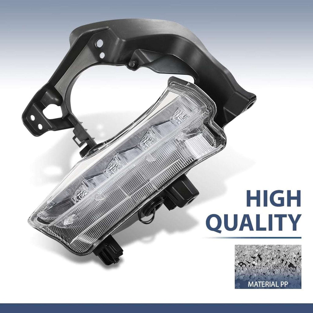 Pair DRL For Toyota Highlander 2014 2015 2016 LED Daytime Running Light Fog Lamp