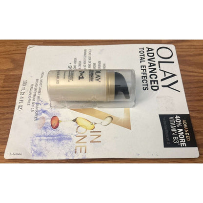 Olay Advanced Total Effects Facial Moisturizer + SPF15 - New/Sealed 3.4 fl oz