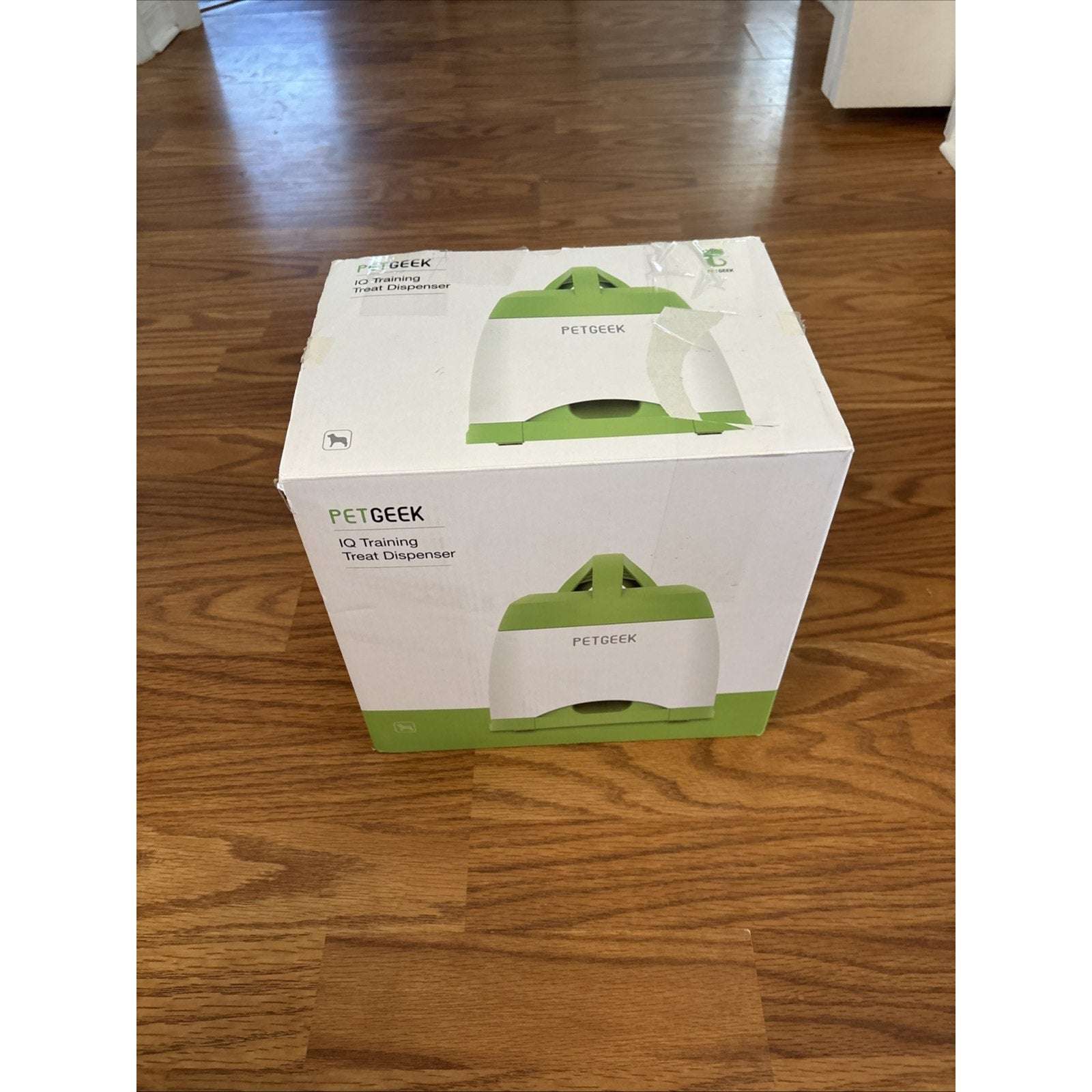 Automatic Dog Treat Food Dispenser w/ Button Remote - Memory Training Dual Power