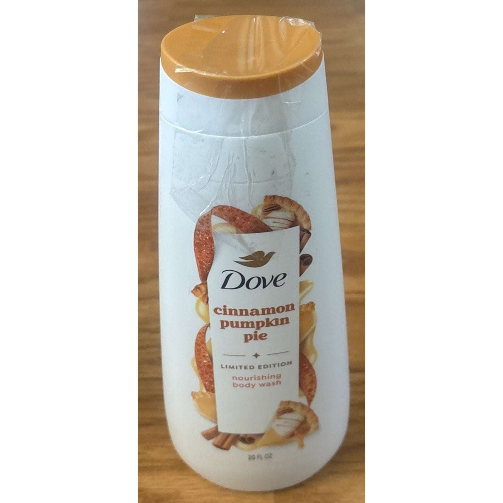 5PC Dove Limited Edition Cinnamon Pumpkin Pie 3 x Body Wash & 2 x Deodorant Set