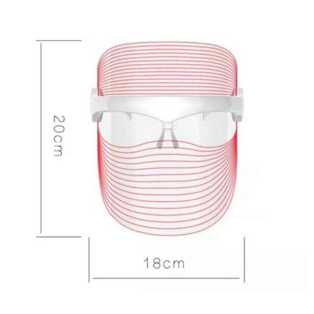 7 Color LED Light Photon Face Neck Mask Rejuvenation Skin Facial Therapy Wrinkle