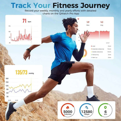 Smart Health Wristband, Wearable Activity & Fitness Tracker, 120+ Sports Modes