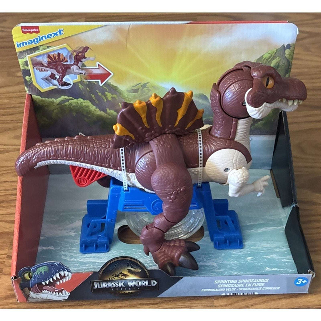 Fisher-Price Imaginext Jurassic World Rebirth Sprinting Spinosaurus Dinosaur 3+