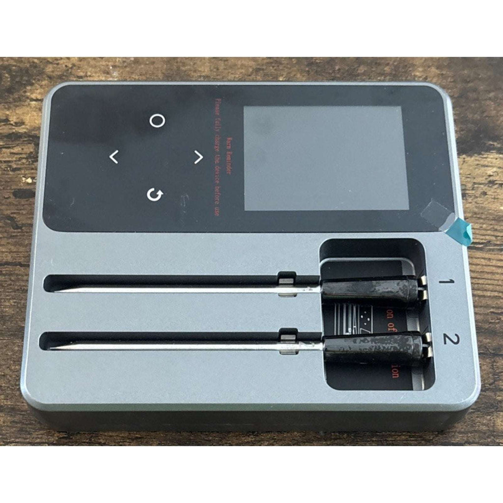 Smart Wireless BT Meat Thermometer 2 Probes 6 Sensors Instant Read App Control