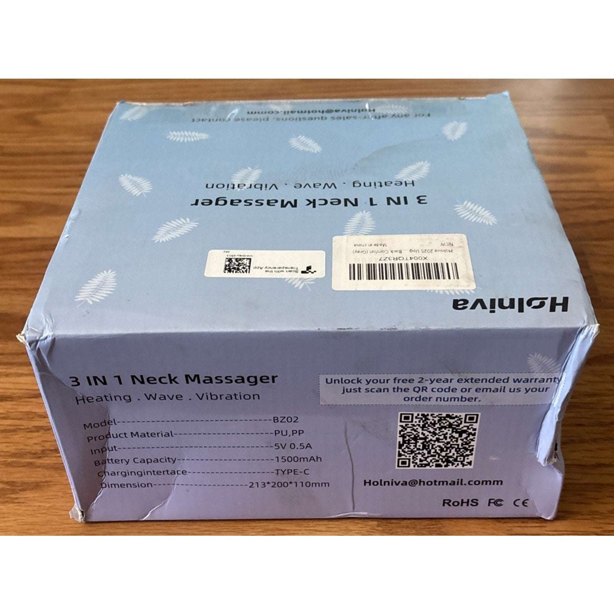 Upgraded Neck Shoulder Massager Device with Heat, Pulse & Vibration Rechargeable