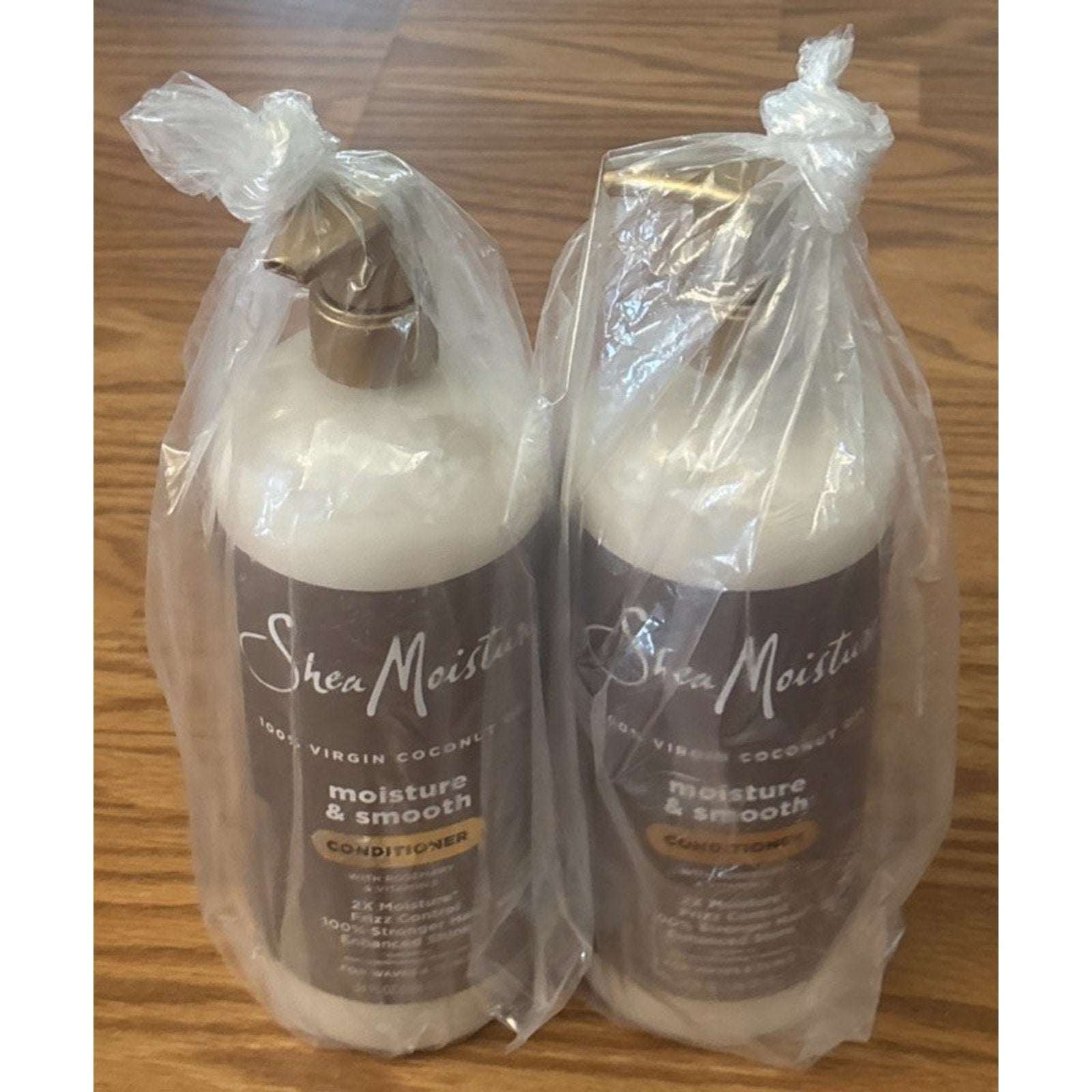 2x Shea Moisture Coconut Oil Moisture & Smooth Conditioner 34oz Rosemary + Vit E