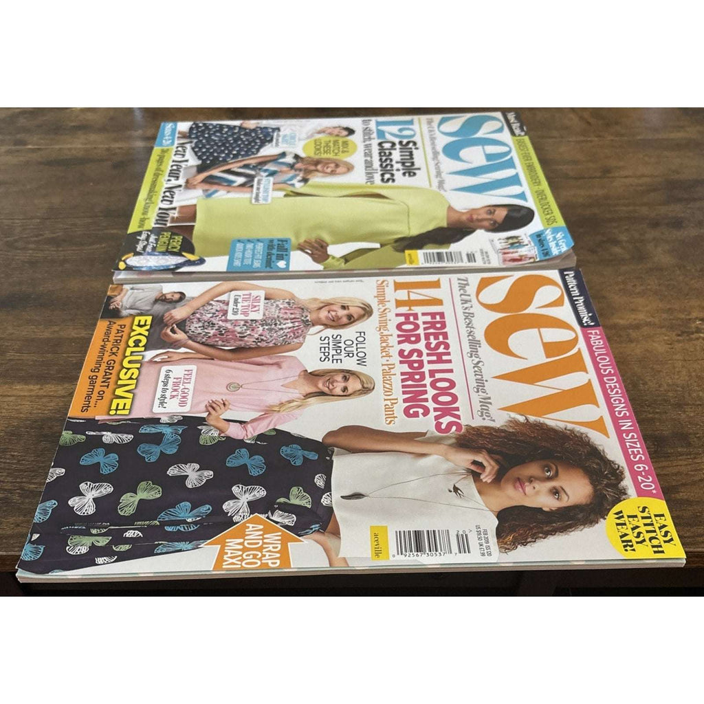 SEW MAGAZINE Jan & Feb 2019 - UK'S BEST SELLING SEWING MAG, ISSUE 119 & 120