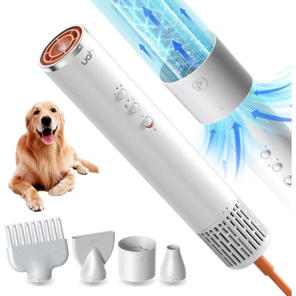 uahPet Fluffy Dog Dryer PRO NTC Smart Temperature Control, Low Noise, Quick Dry