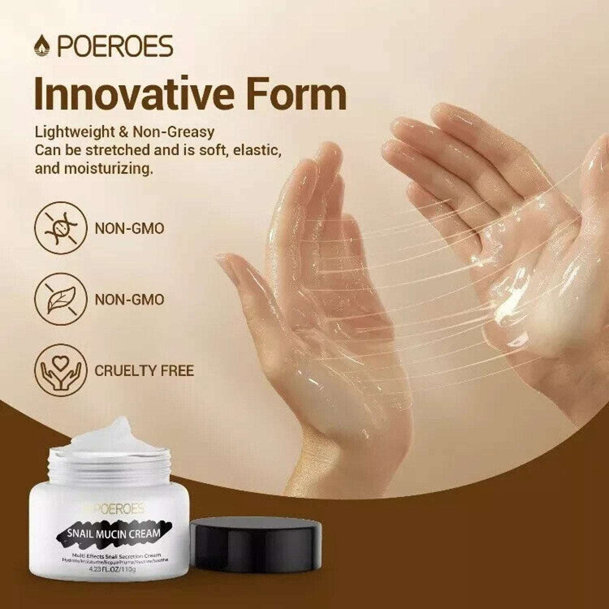 99.3% Snail Mucin Moisturizer Daily Face Anti-Wrinkle, Firming, Plumping, Repair