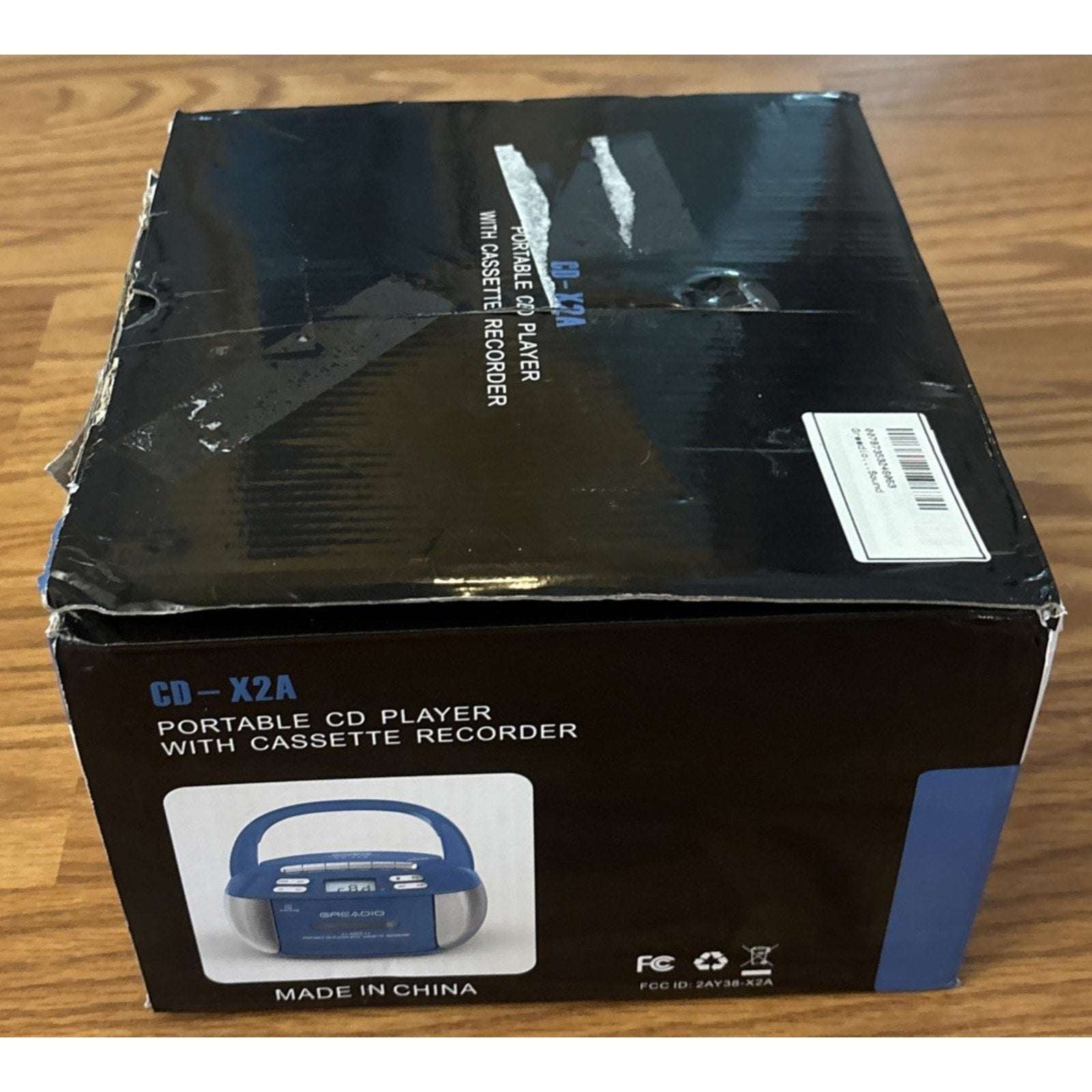 Greadio CD Player Boombox Cassette Player Combo Bluetooth, AM/FM Radio, Remote,