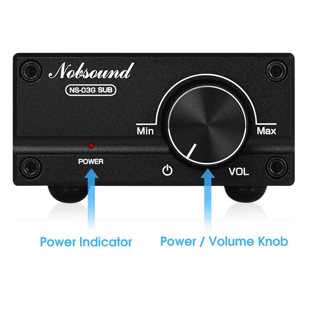 Nobsound NS-03G SUB Mini Mono Channel Digital Amplifier HiFi Subwoofer Power AMP