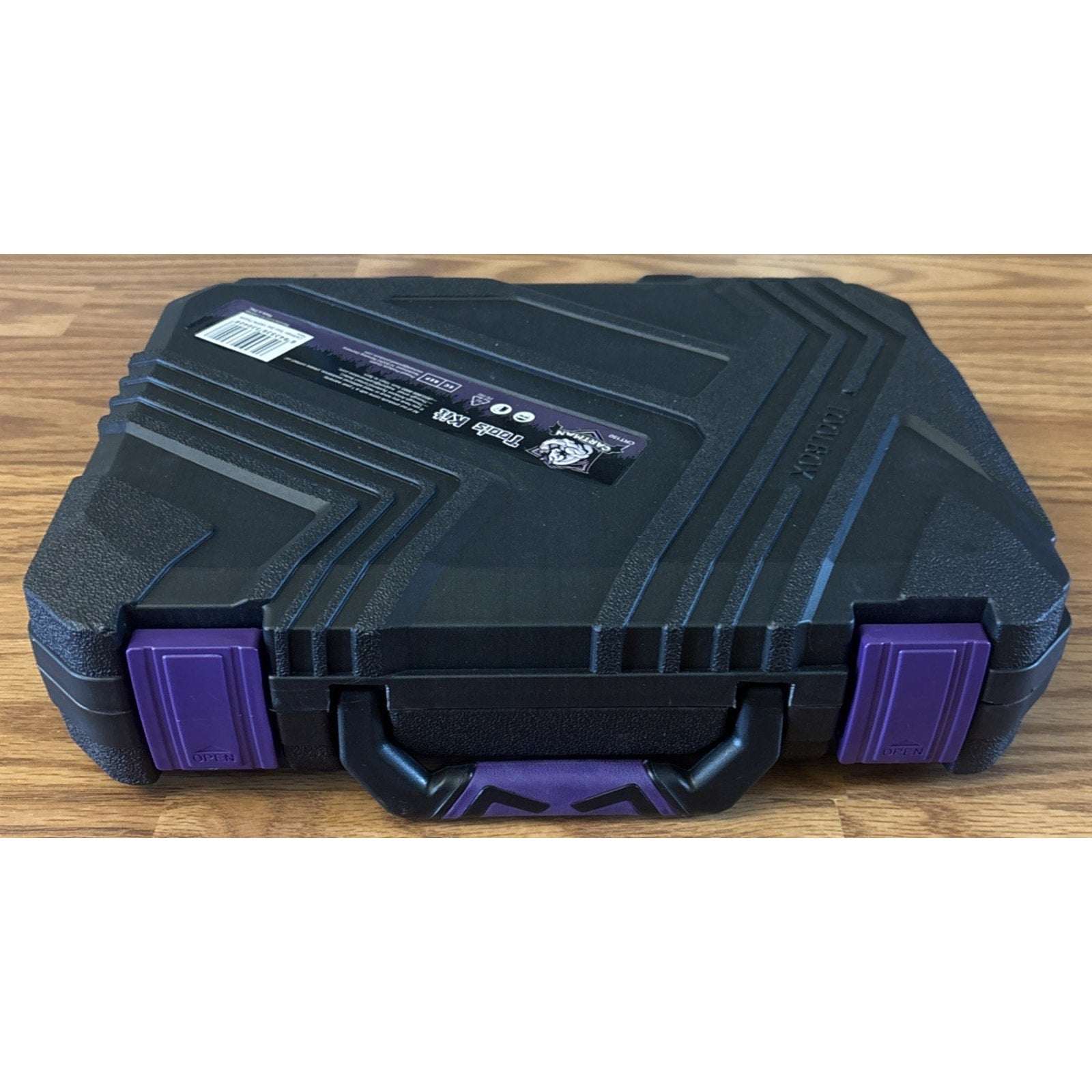 CARTMAN 150 Piece Tool Set, Home Tool Kit w/ 8V Purple Cordless Drill Set & Case