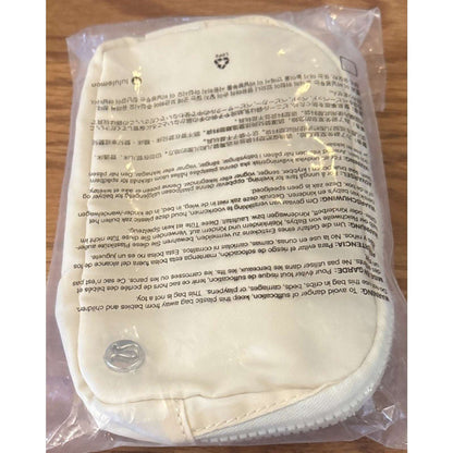 NEW Lululemon Everywhere Wordmark Crossbody Belt Bag 1L Buttercream Waist Pack