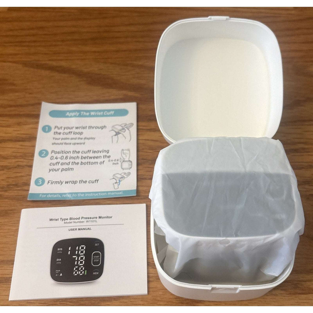 Oklar Automatic Blood Pressure Wrist Monitor for Home Use Rechargeable w/ Voice
