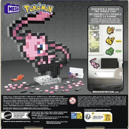 MEGA BLOKS Pokemon Mew Pixel Art 434 Piece Building Toy Set HWR80 - Retired 2025