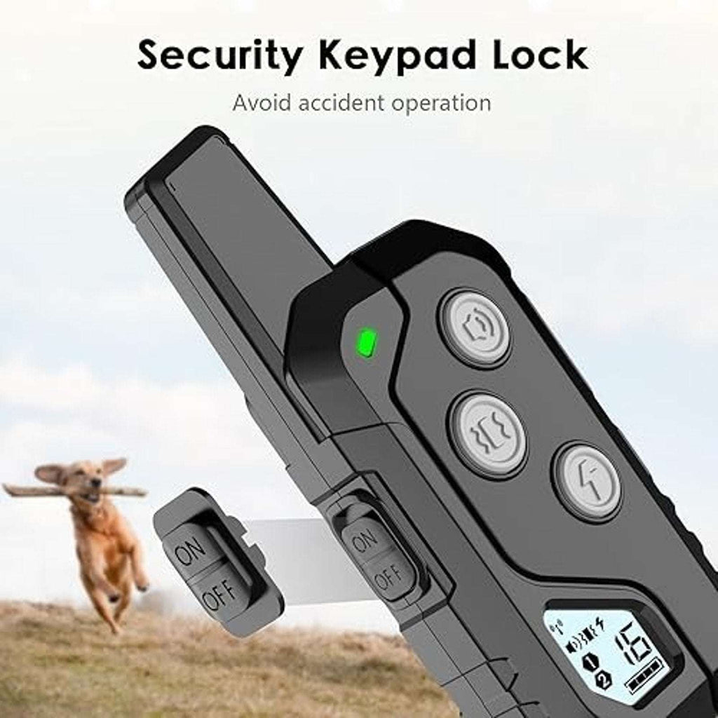 Dog Shock Training Collar, IP67 Waterproof w/ Remote, 3 Training Modes, Long Ran