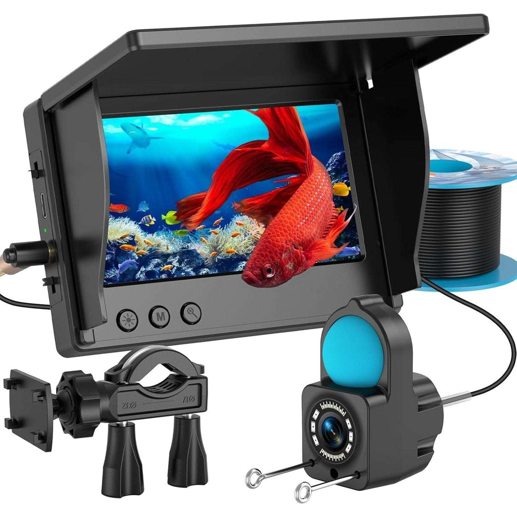 Underwater Fishing Camera Fish Finder w/ Infrared Night Vision, 4.3" LCD Display