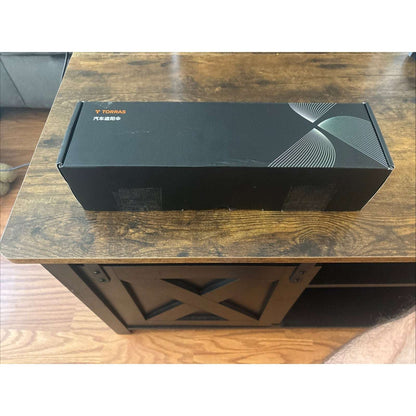 TORRAS Car Windshield Sun Shade Umbrella w Organizer - Universal Beige Blocks UV