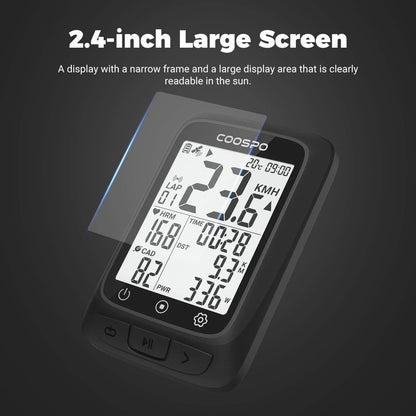 COOSPO BC107 Bluetooth ANT+ Dual GPS Cycling Computer Waterproof Bike Tracker