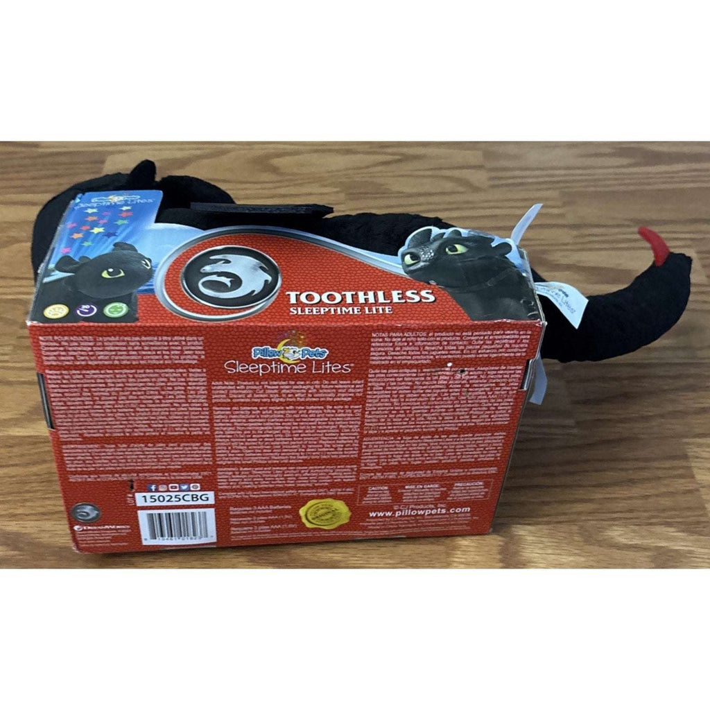 How To Train Your Dragon Toothless Pillow Pet Dreamworks Light Projector Glows