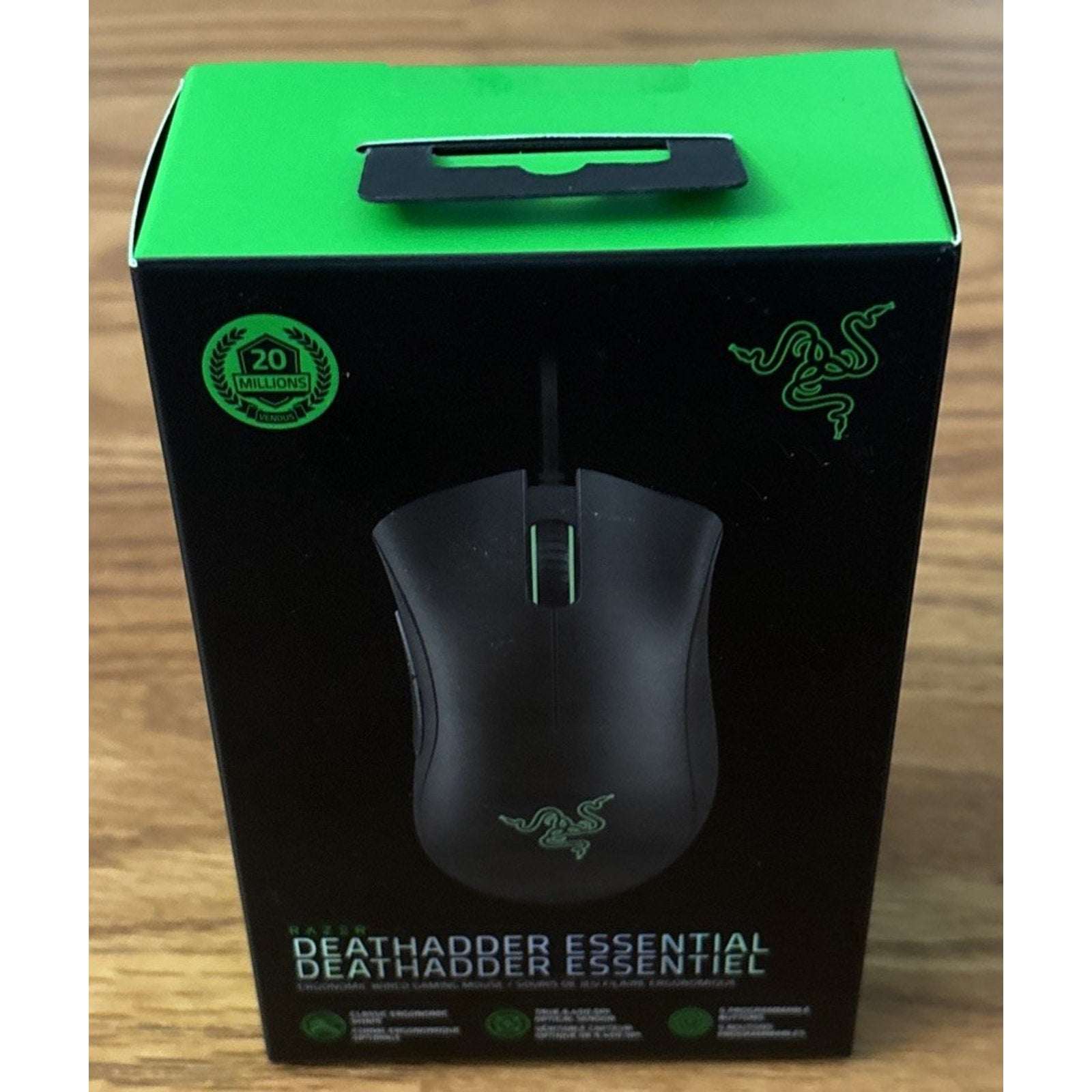 Razer DeathAdder Essential Wired Gaming Mouse Optical Sensor 6400 DPI NEW/Sealed